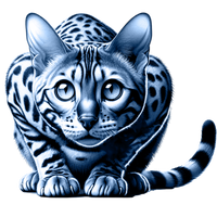 Bengal Cat toile