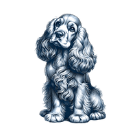 Cocker Spaniel toile