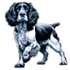 English Springer Spaniel toile