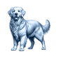 Golden Retriever toile