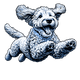 Goldendoodle toile