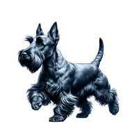 Scottish Terrier toile