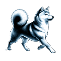 Shiba Inu toile