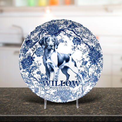 Brittany Spaniel - Personalized Plate