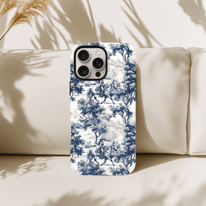 Cowgirl Horse Phone Case - Toile Pattern