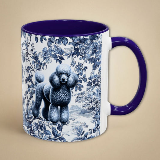Poodle Toile Mug