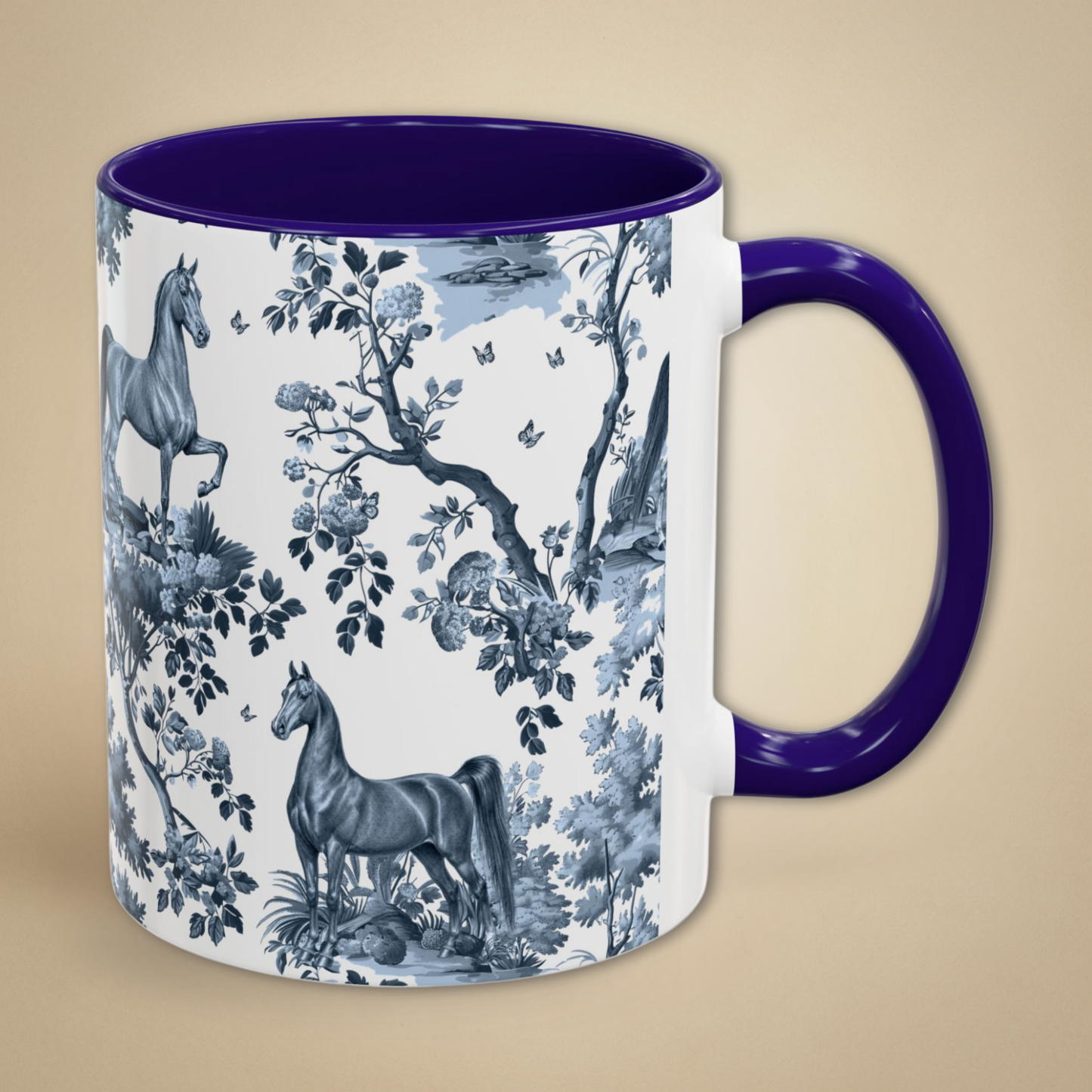 Saddlebred Horse Toile Mug