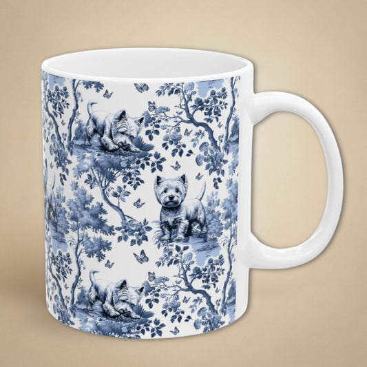 Westie Toile Mug