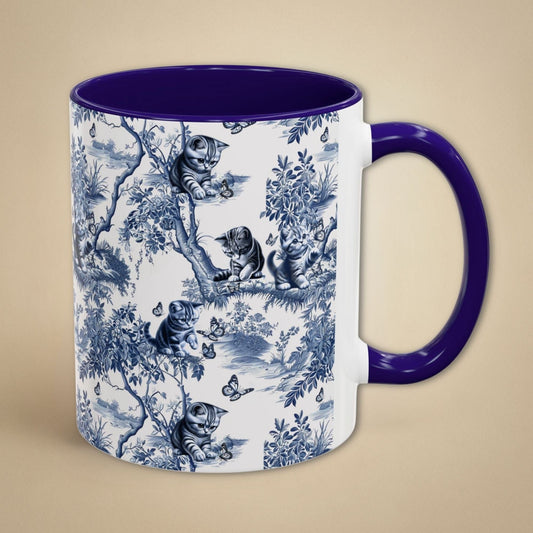 Cat Toile Mug
