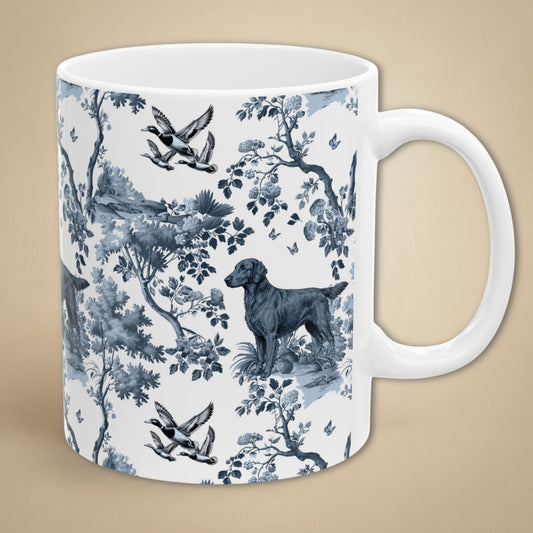 Flat-Coated Retriever Mug - Toile