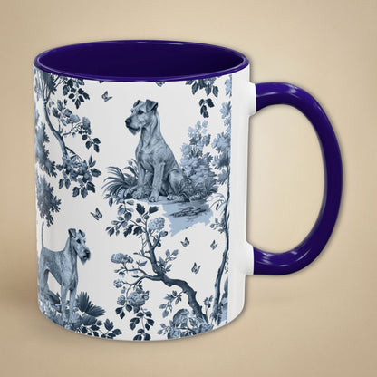 Irish Terrier Mug - Toile Pattern