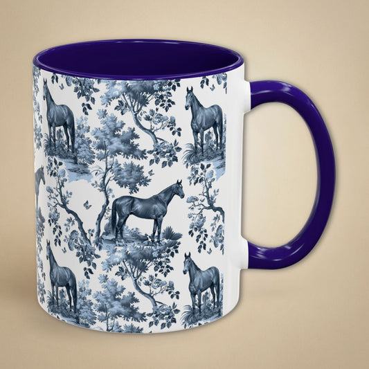 Thoroughbred Horse Toile Mug