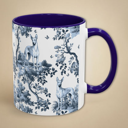 Pharaoh Hound Mug - Toile Pattern