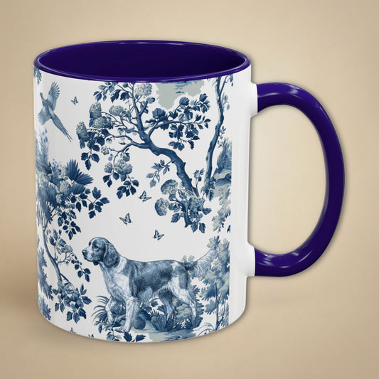 Welsh Springer Spaniel Italiano Mug - Toile Pattern