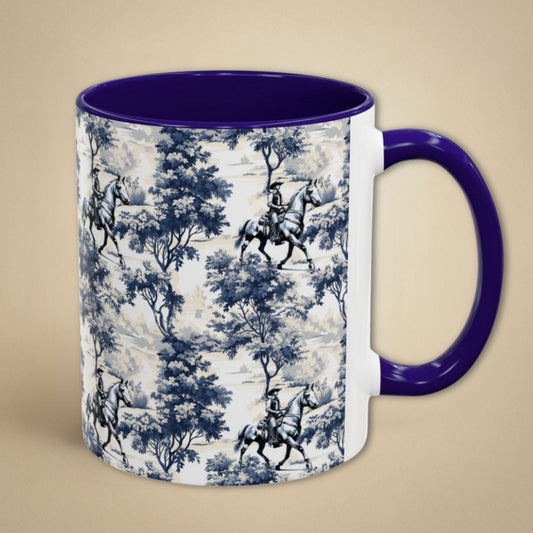 Horse Mug - Cowboy Toile