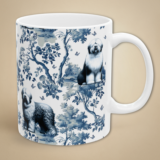 Old English Sheepdog Mug · Garden Toile · Classic