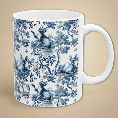Sphynx Cat Mug Toile