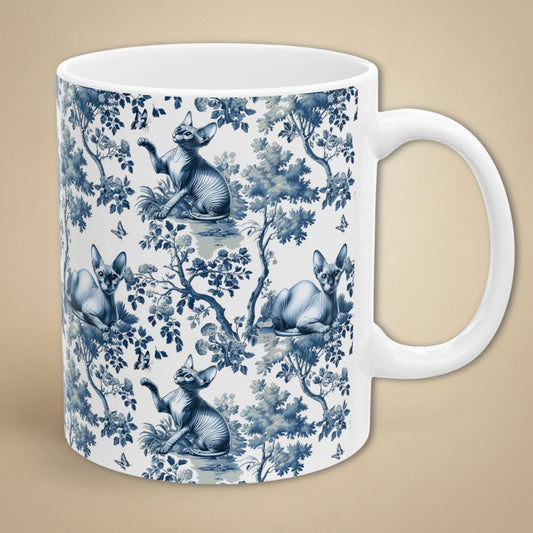 Sphynx Cat Mug Toile