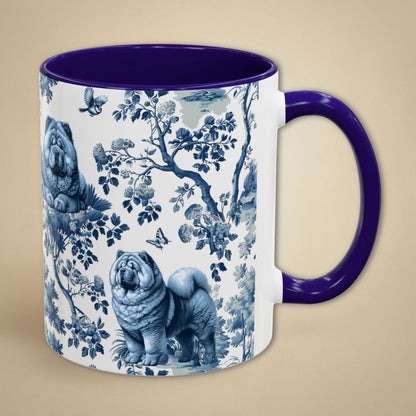 Chow Chow Mug - Toile Pattern