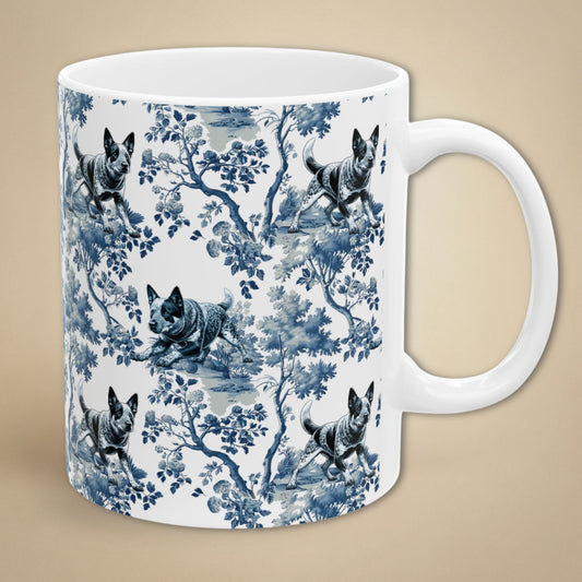 Australian Cattle Dog Toile Mug