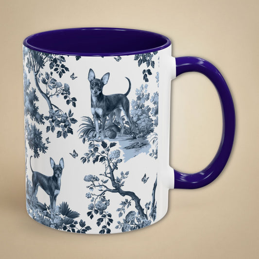 Russian Toy Mug - Toile Pattern