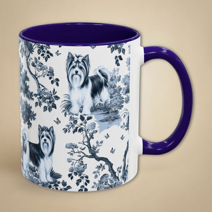 Biewer Terrier Mug - Toile Pattern