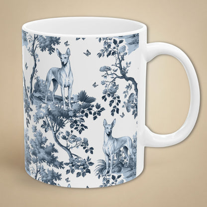 Pharaoh Hound Mug - Toile Pattern