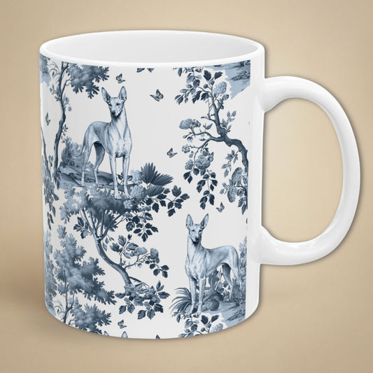 Pharaoh Hound Mug - Toile Pattern