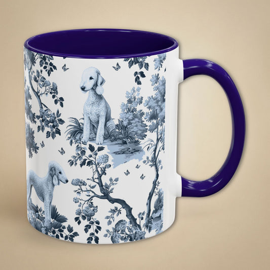 Bedlington Mug - Toile Pattern