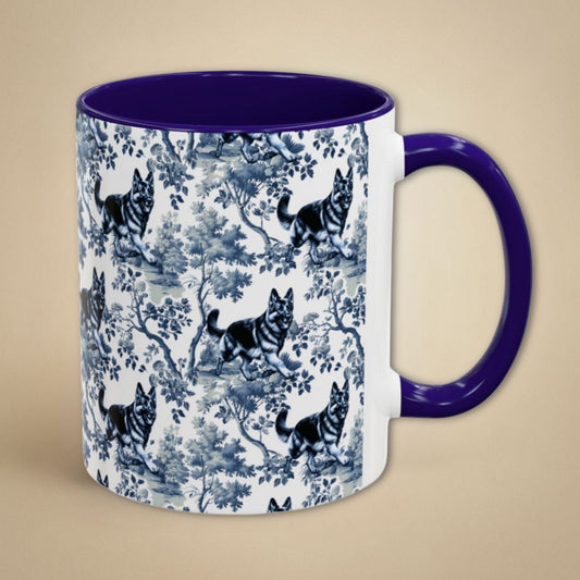 German Shepherd Toile Mug
