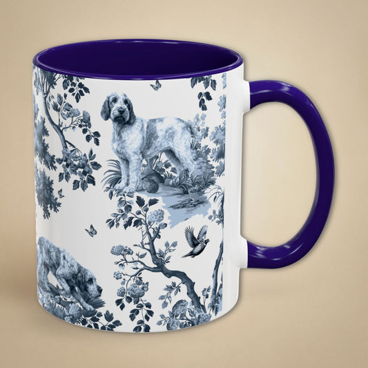 Spinone Italiano Mug - Toile Pattern