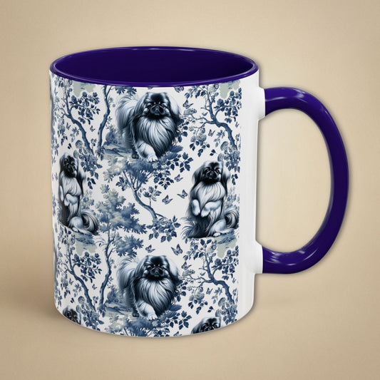 Pekingese Toile Mug
