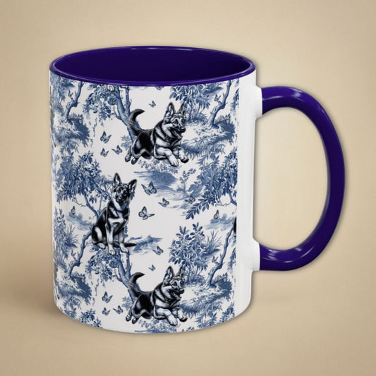 German Shepherd Toile Mug