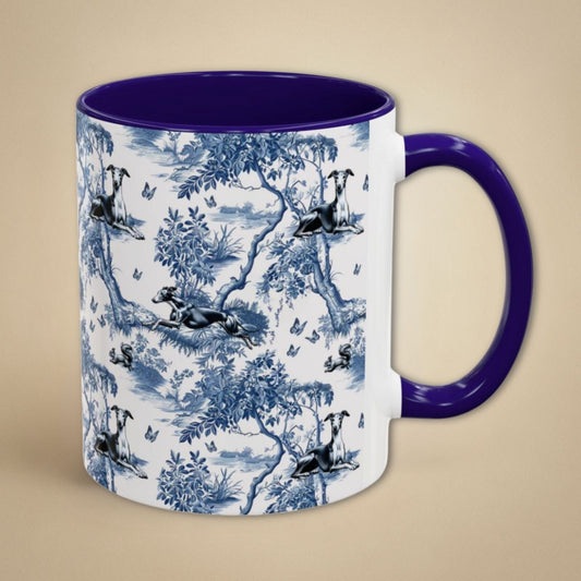 Italian Greyhound Toile Mug