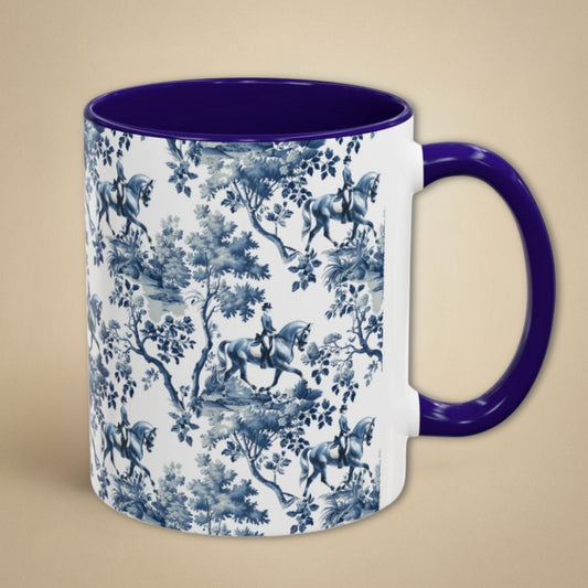 Horse Toile Mug