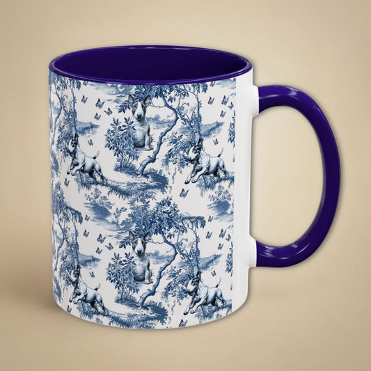 Bull Terrier Toile Mug