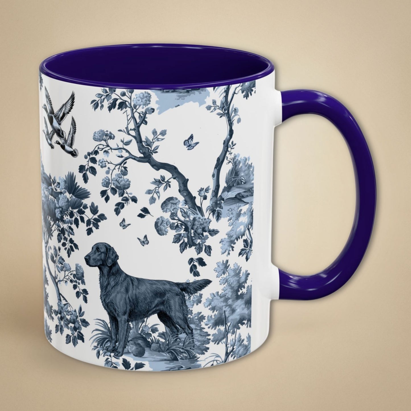Flat-Coated Retriever Mug - Toile