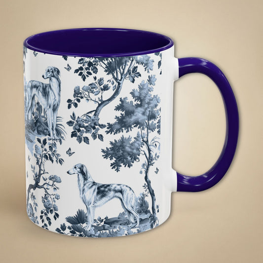 Silken Windhound Mug - Toile Pattern