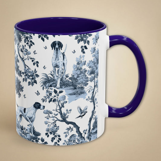 English Pointer Mug - Toile Pattern