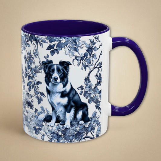 Border Collie Toile Mug