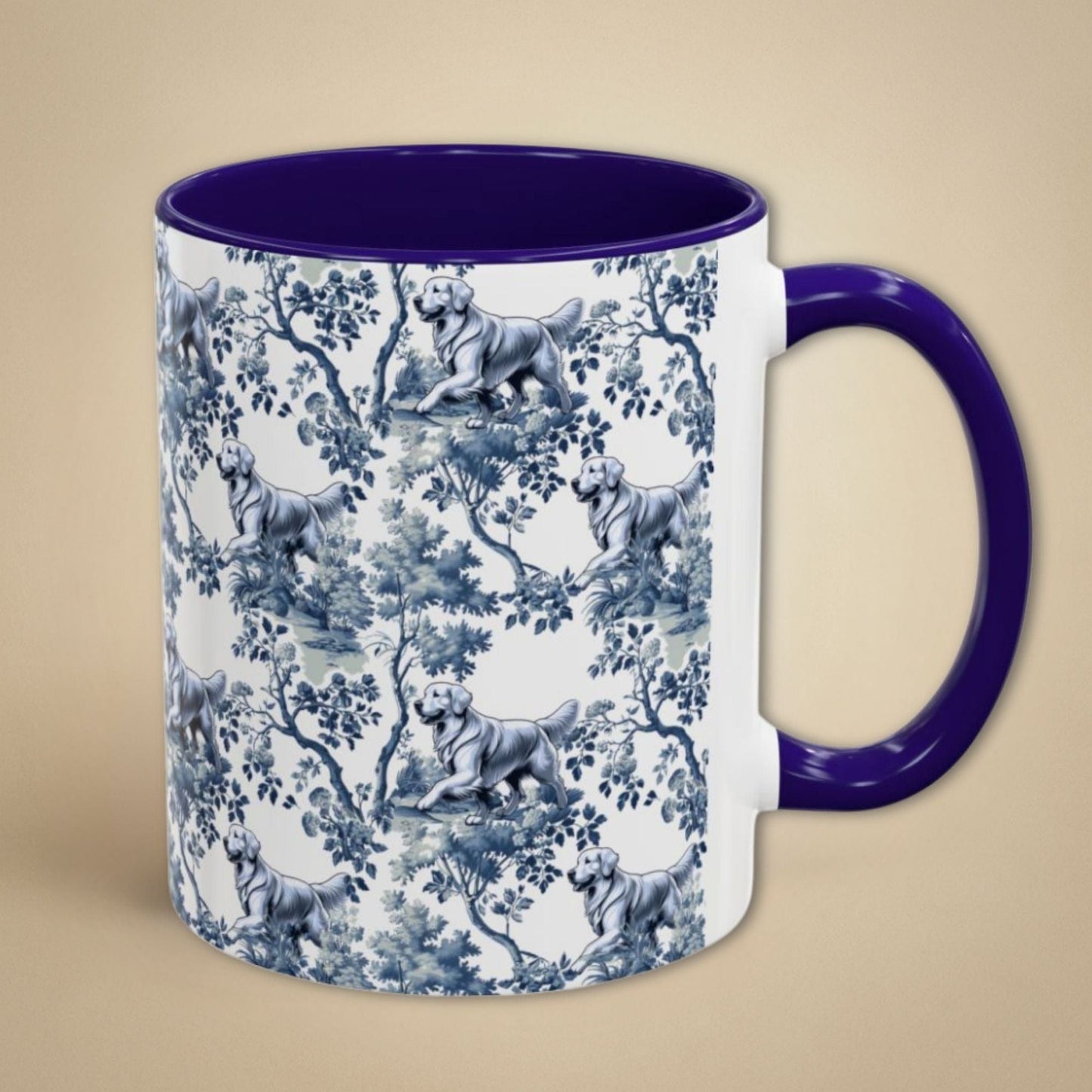 Golden Retriever Toile Mug