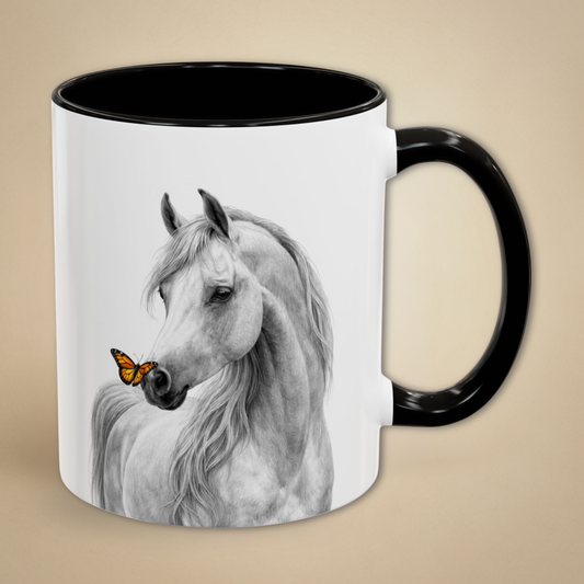 Arabian Horse w/ Monarch Mug