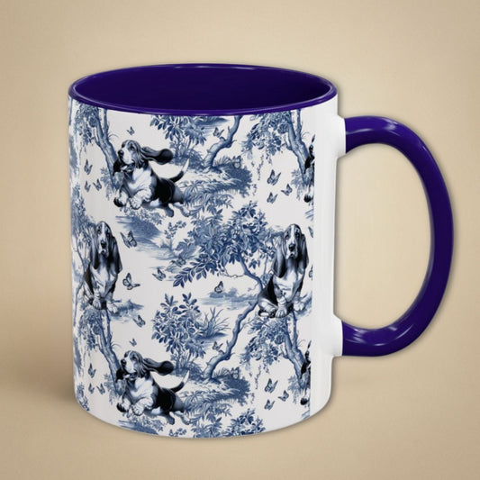 Basset Hound Toile Mug