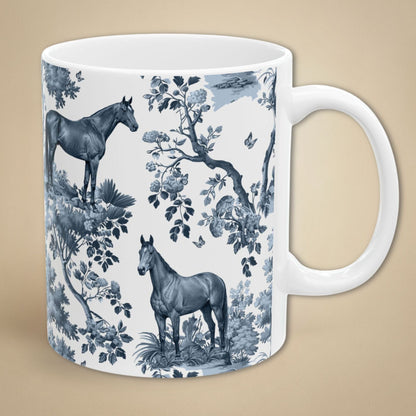 Thoroughbred Horse Mug - Toile