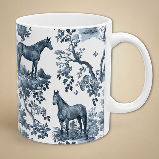 Thoroughbred Horse Mug - Toile