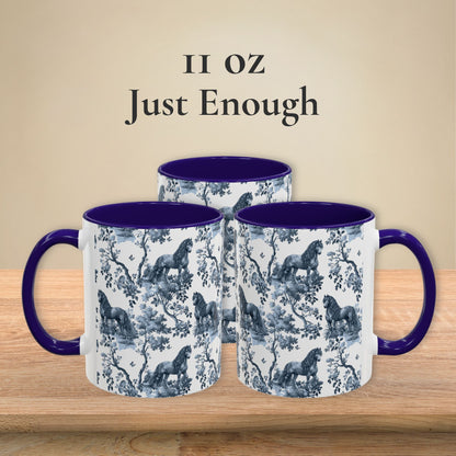 Friesian Horse Toile Mug