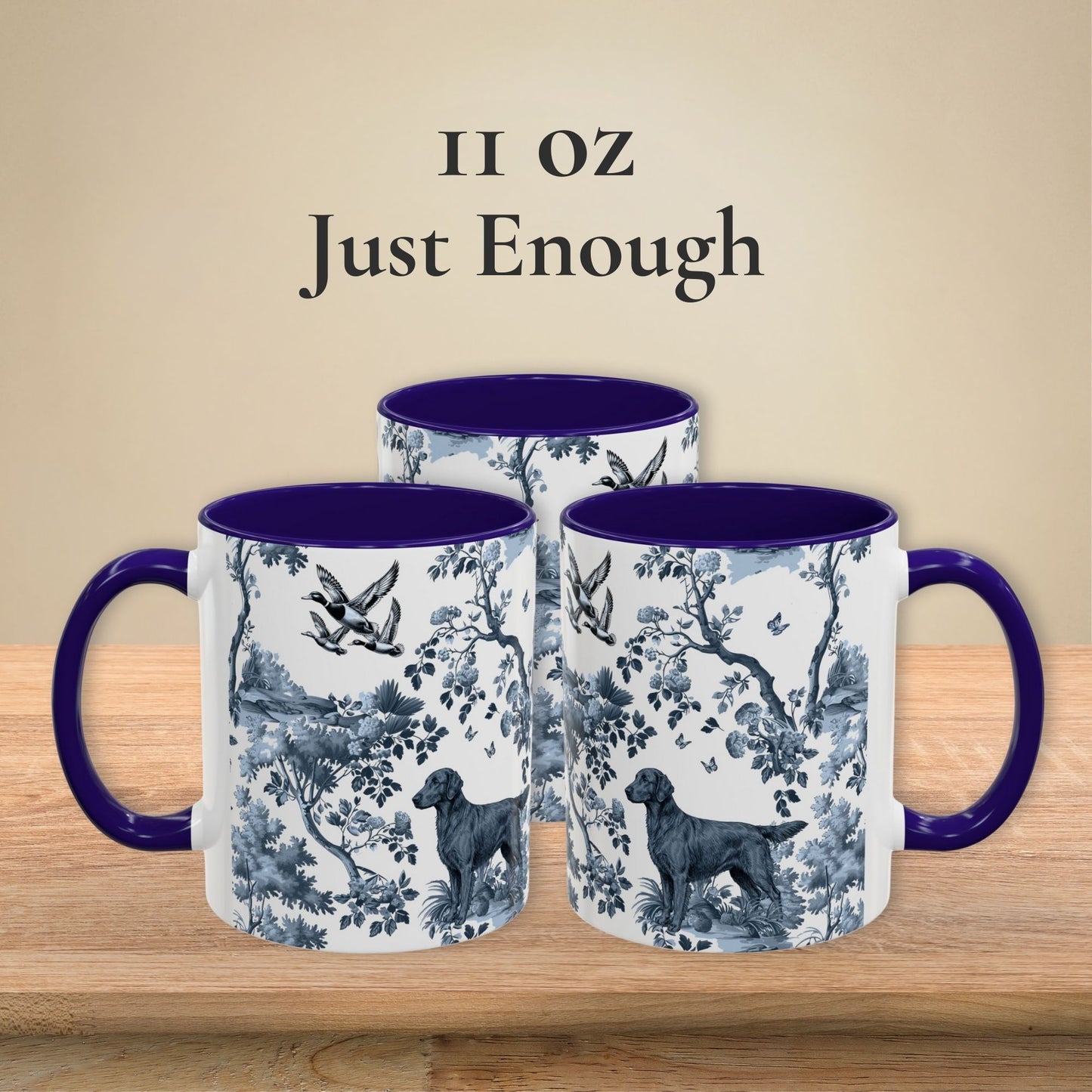 Flat-Coated Retriever Mug - Toile
