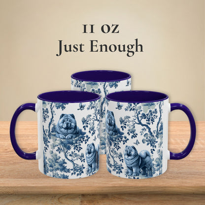 Chow Chow Mug - Toile Pattern
