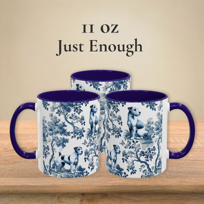 Parson Russell Terrier Mug - Toile Pattern