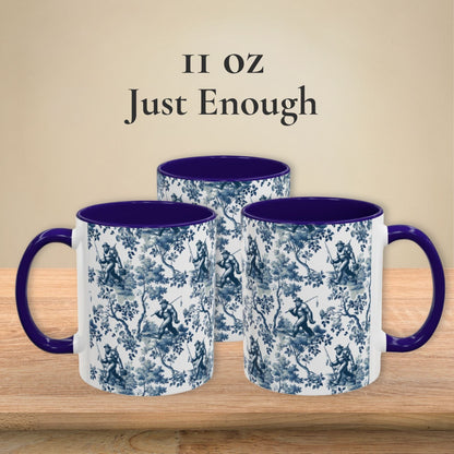 Bigfoot Fishing Mug - Toile